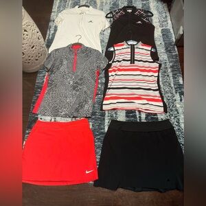 Nike, Tail and other high quality golf clothing for sale.Size Medium and Large.